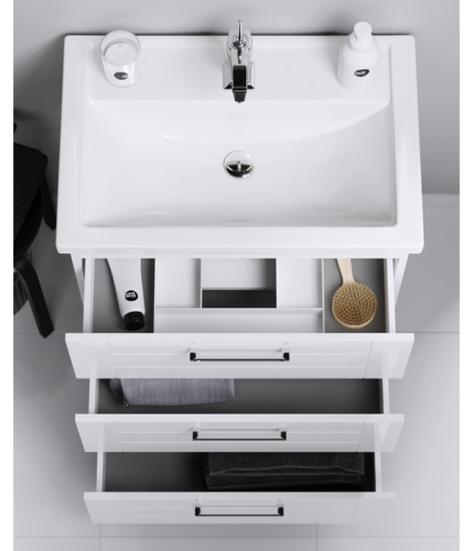 Тумба с умывальником AQWELLA Manchester 71 Белый MAN01073